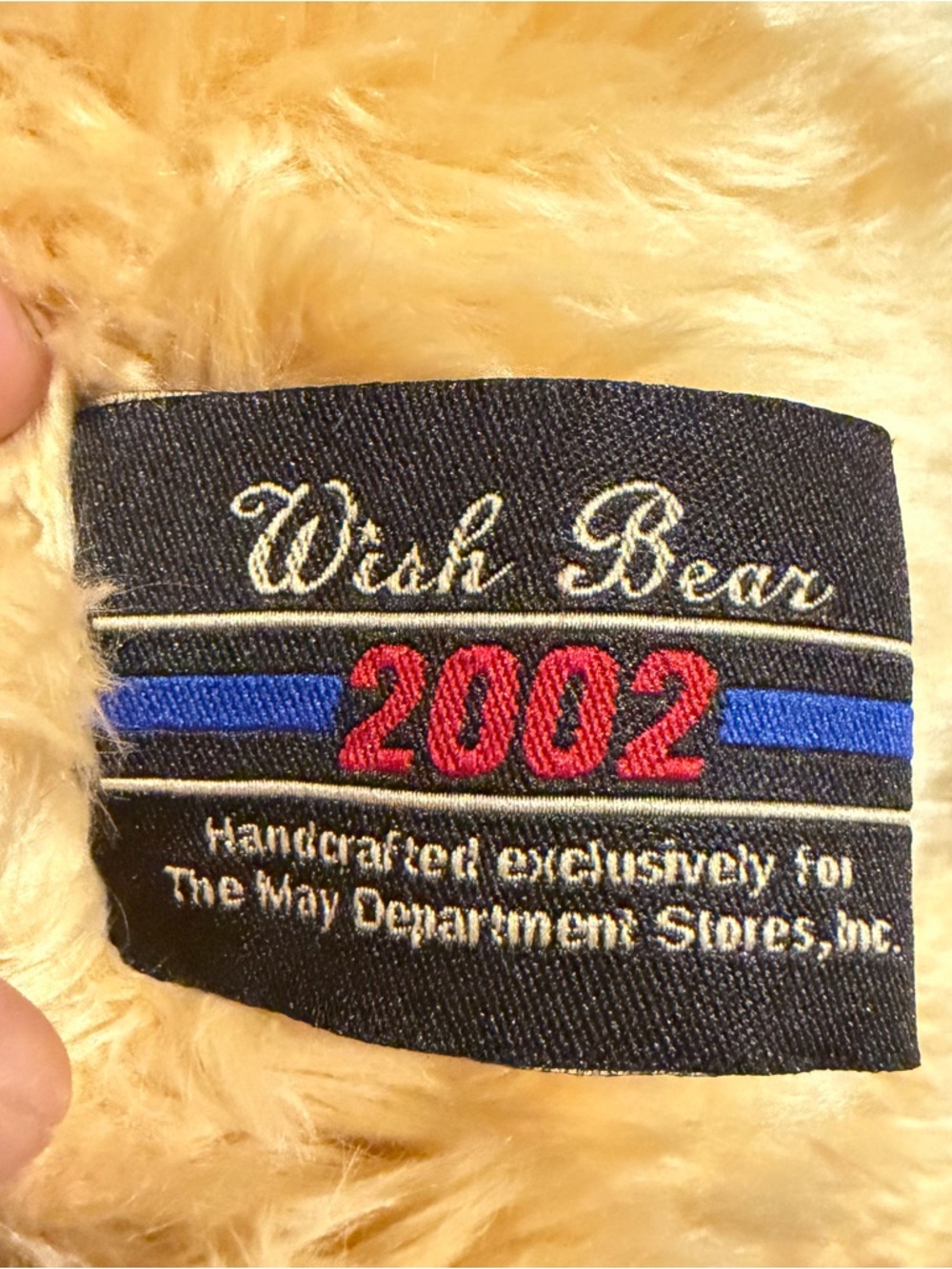 2002 Gund WISH BEAR Plush 100Th Anniversary of The Teddy Bear LARGE 26" - Picture 6 of 14